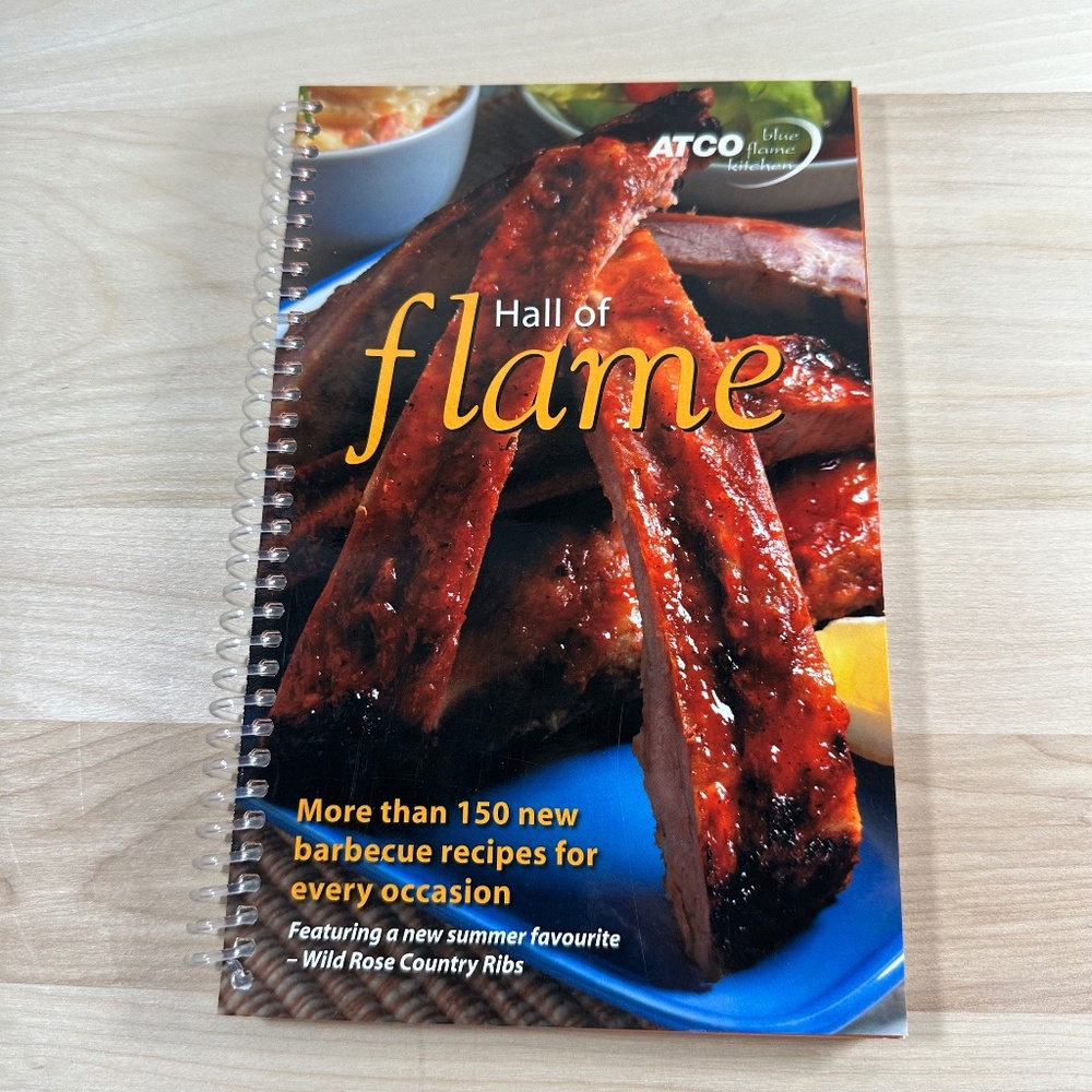 Atco Blue Flame Kitchen Hall of Flame BBQ Cookbook